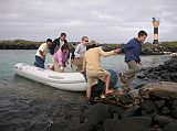 Galapagos 3-1-02 Espanola Punta Suarez Dry Landing Punta Suarez was a dry landing which meant that we could find a natural outcropping of rock to use as a dock and get off with our footwear on. We then followed the 2km trail.